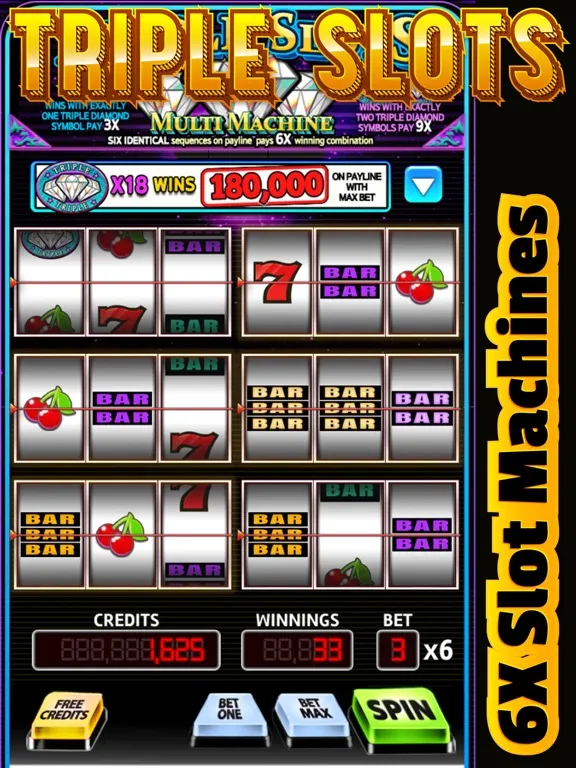 Capturas de pantalla de Triple Slots 6X Machines Multi iPad 