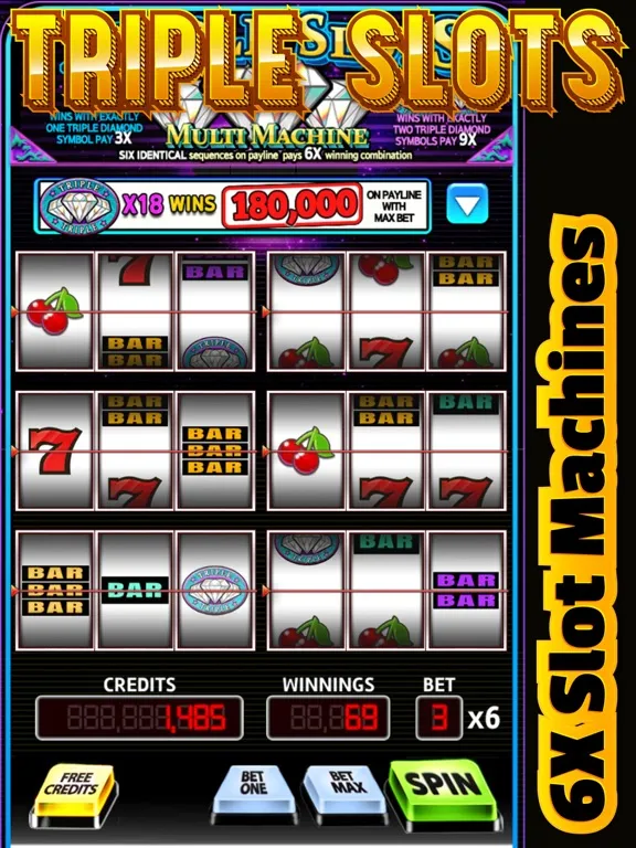 Capturas de pantalla de Triple Slots 6X Machines Multi iPad 