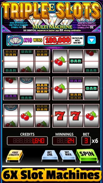 Capturas de pantalla de Triple Slots 6X Machines Multi