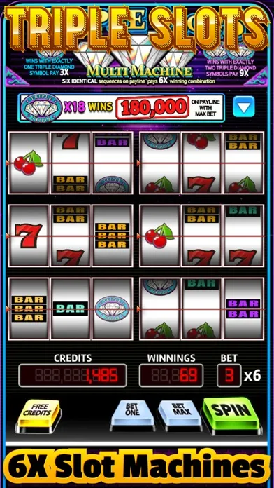 Capturas de pantalla de Triple Slots 6X Machines Multi