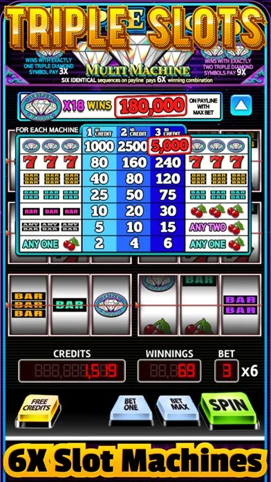 Capturas de pantalla de Triple Slots 6X Machines Multi