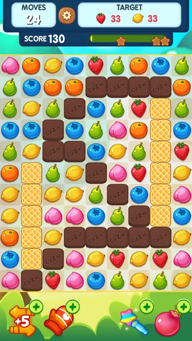 Fresh Juice Mixer - Match 3 Ekran Görüntüleri
