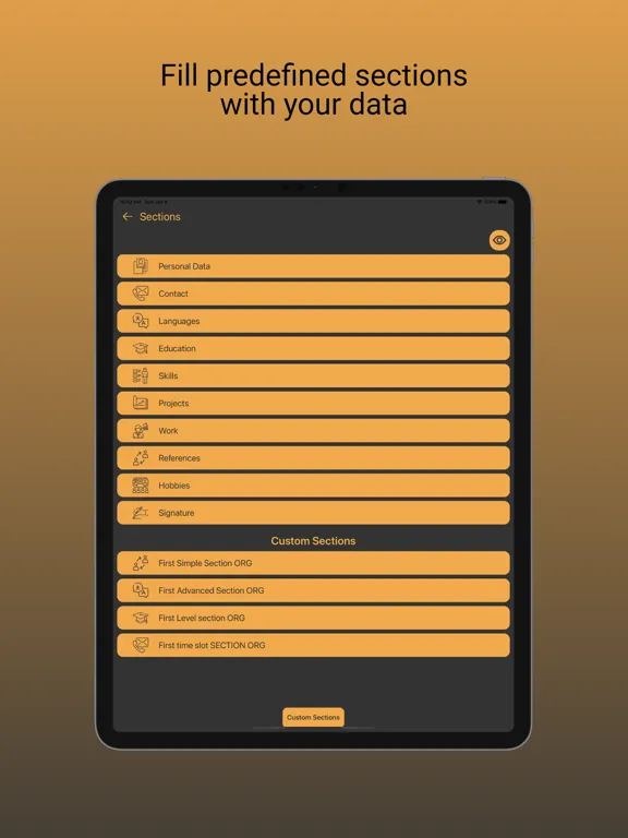 CV Builder - Resume Maker App iPad  স্ক্রিনশট