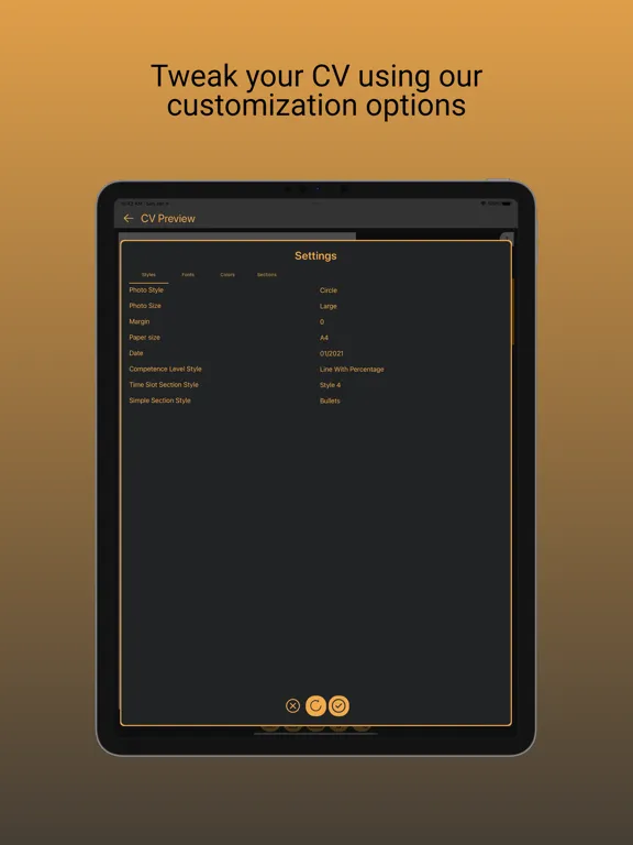 CV Builder - Resume Maker App iPad  স্ক্রিনশট