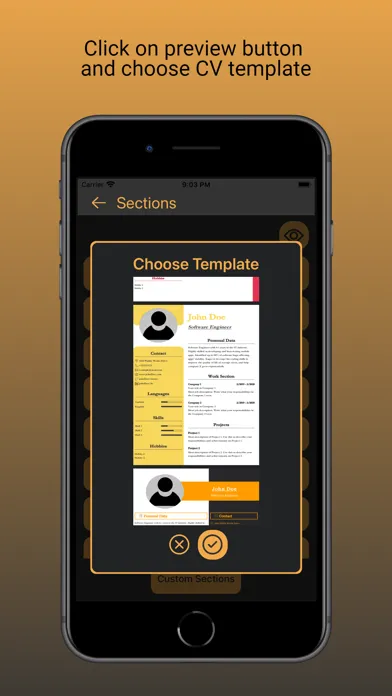 CV Builder - Resume Maker App স্ক্রিনশট