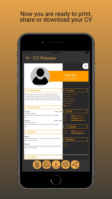 CV Builder - Resume Maker App স্ক্রিনশট