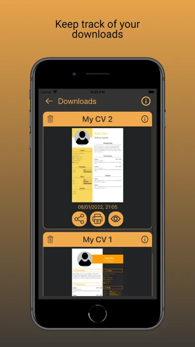 CV Builder - Resume Maker App স্ক্রিনশট