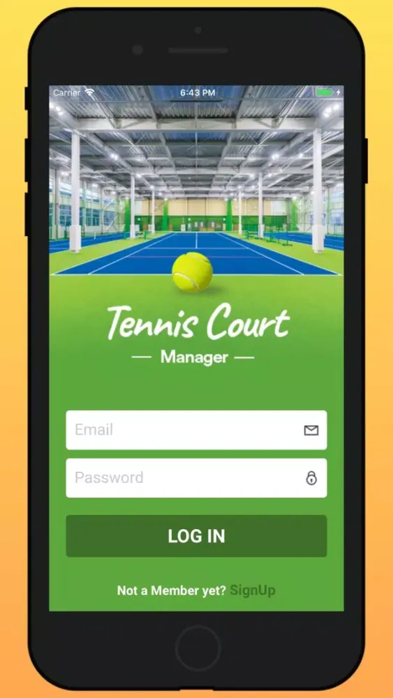 Tennis Court Manager应用截图