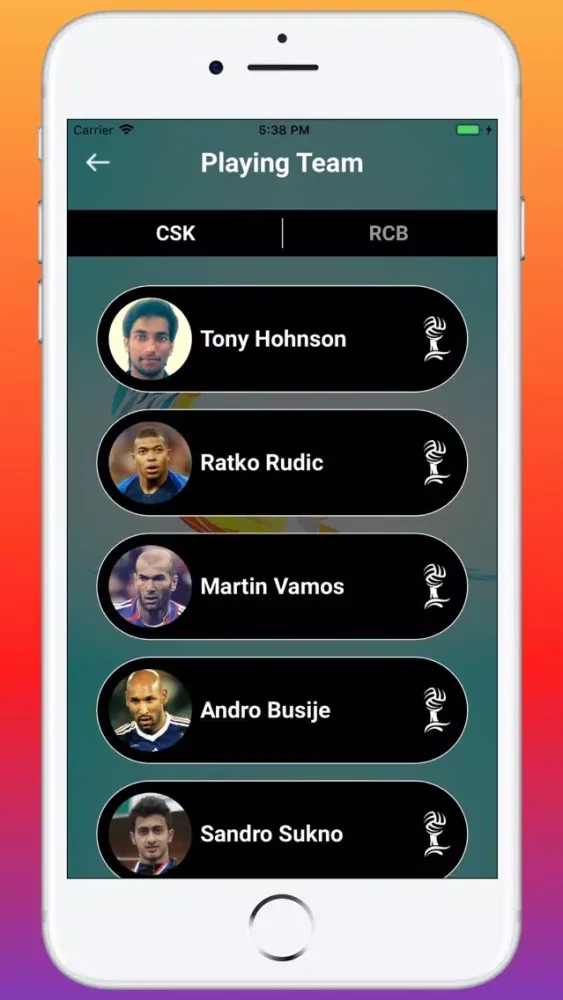 Waterpolo Score Card سکرین شاٹس