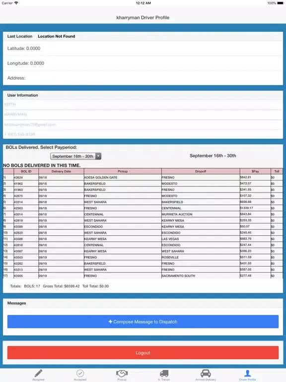 Capturas de pantalla de CVAT BOL - Manager iPad 