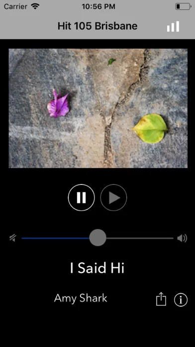 Ảnh chụp màn hình của Radio Hit 105 Brisbane