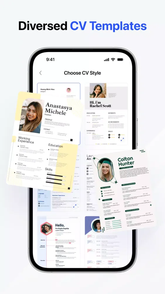 CV Maker and AI CV Builder Screenshots