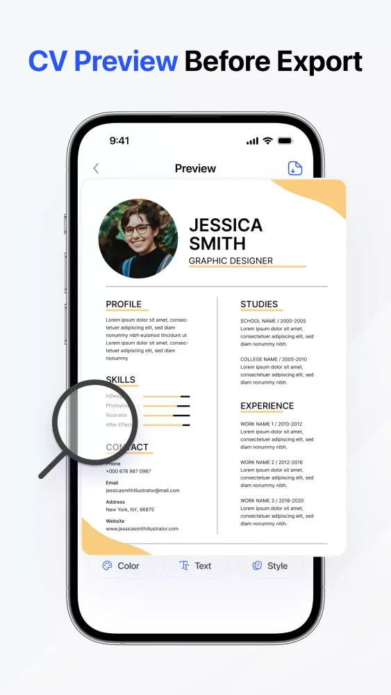 CV Maker and AI CV Builder Screenshots