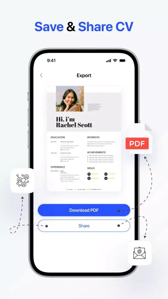 CV Maker and AI CV Builder Screenshots
