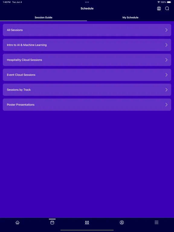 Cvent Events iPad 应用截图
