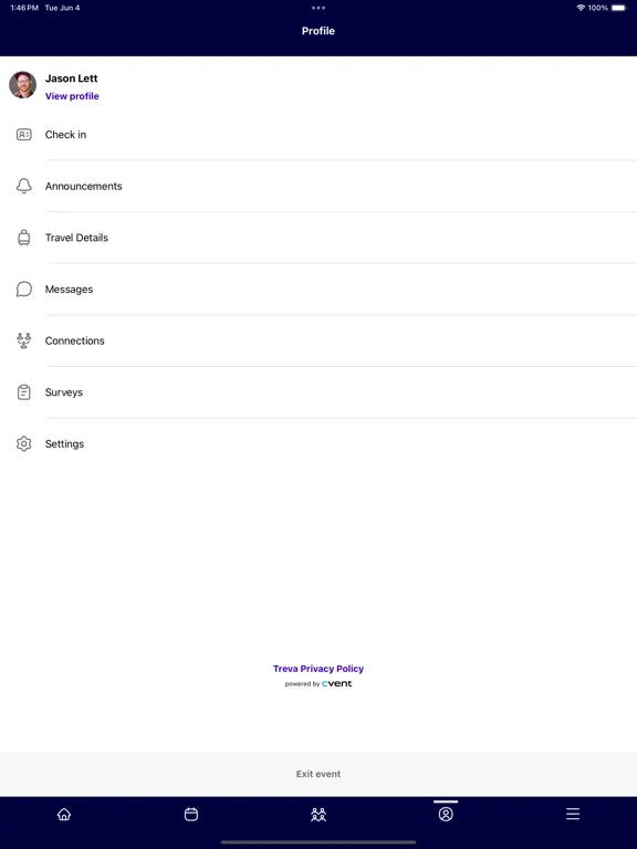 Cvent Events iPad 应用截图