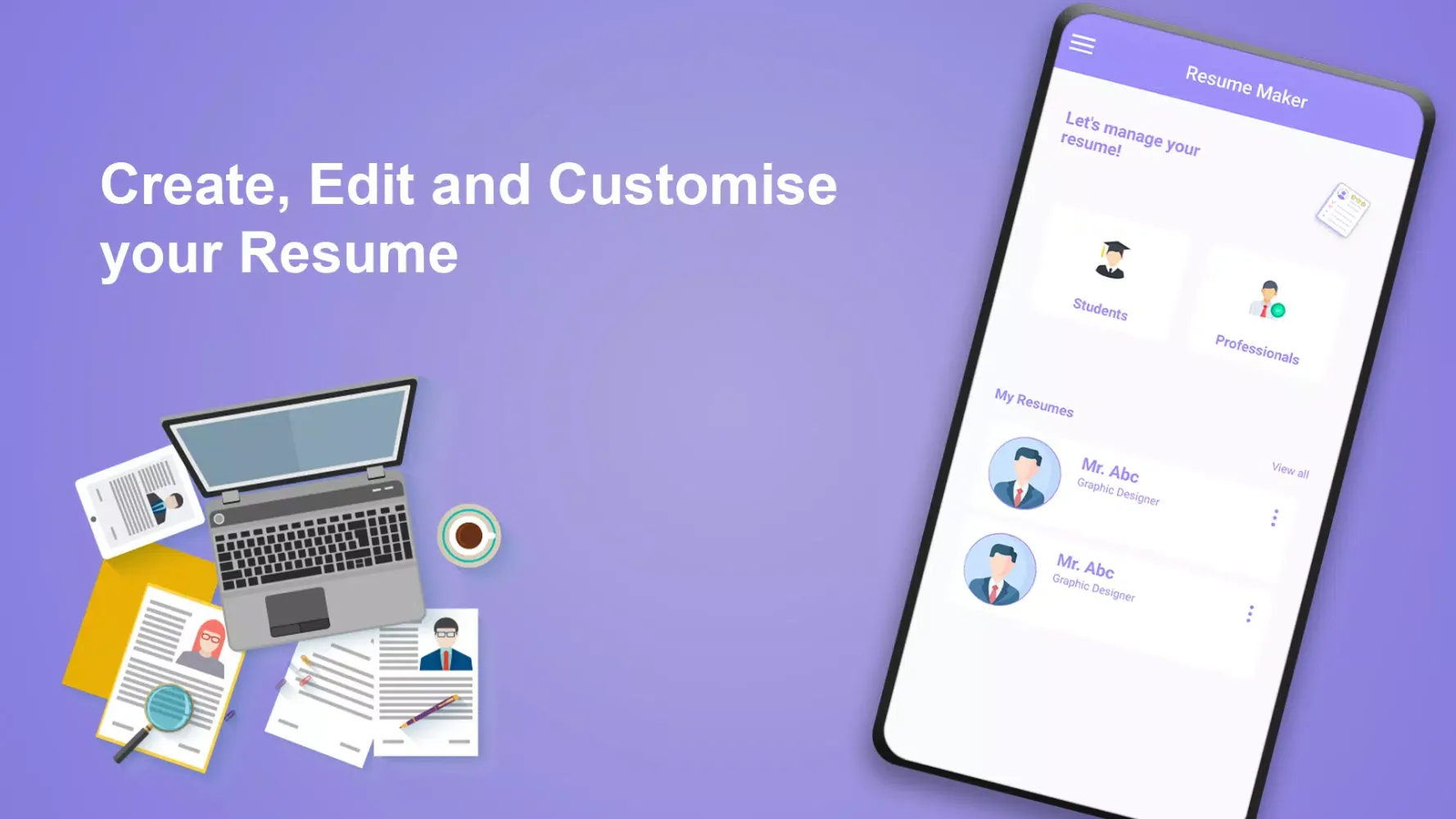 Tangkapan layar Easy CV Maker & Resume Builder