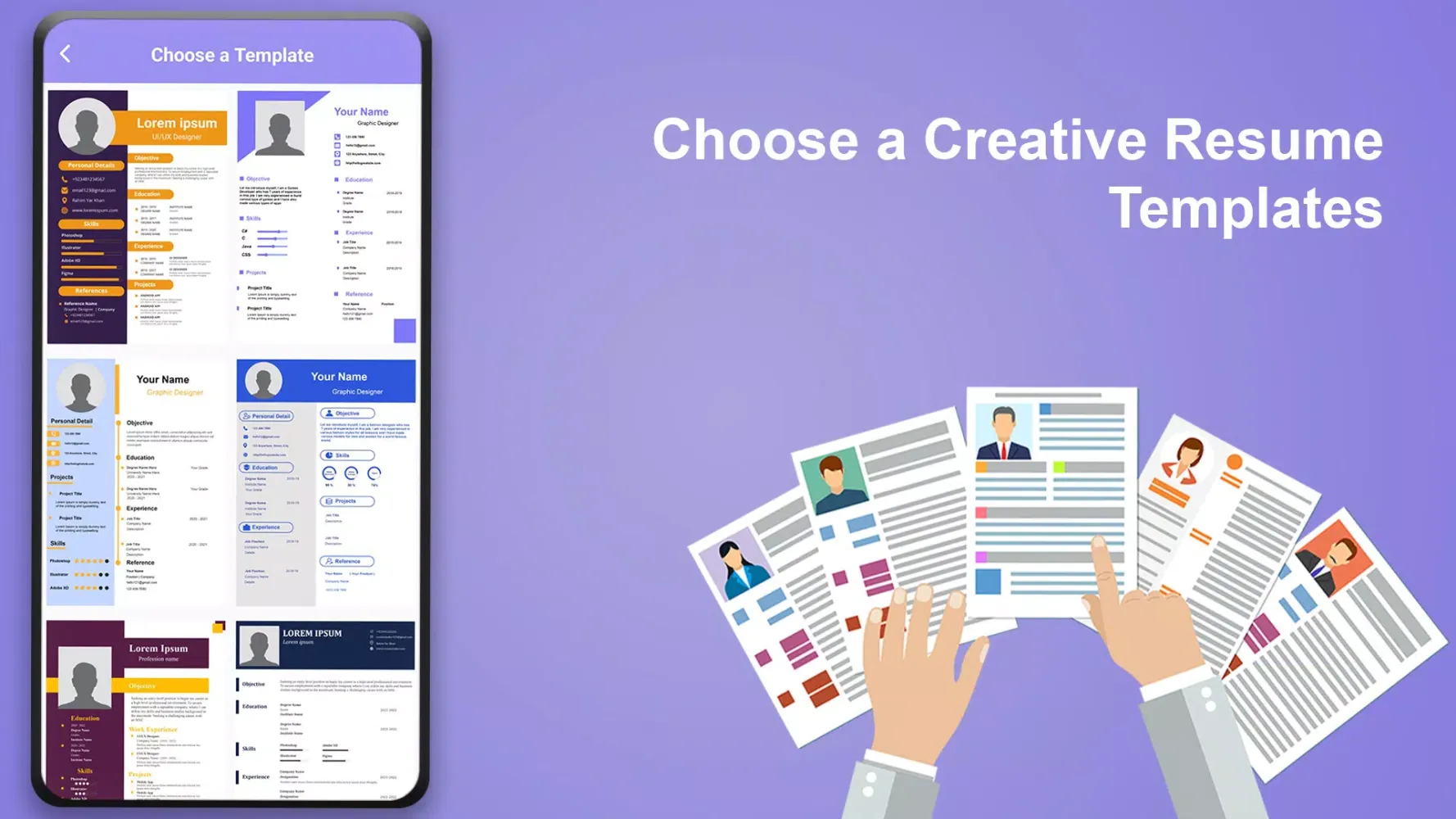 Tangkapan layar Easy CV Maker & Resume Builder