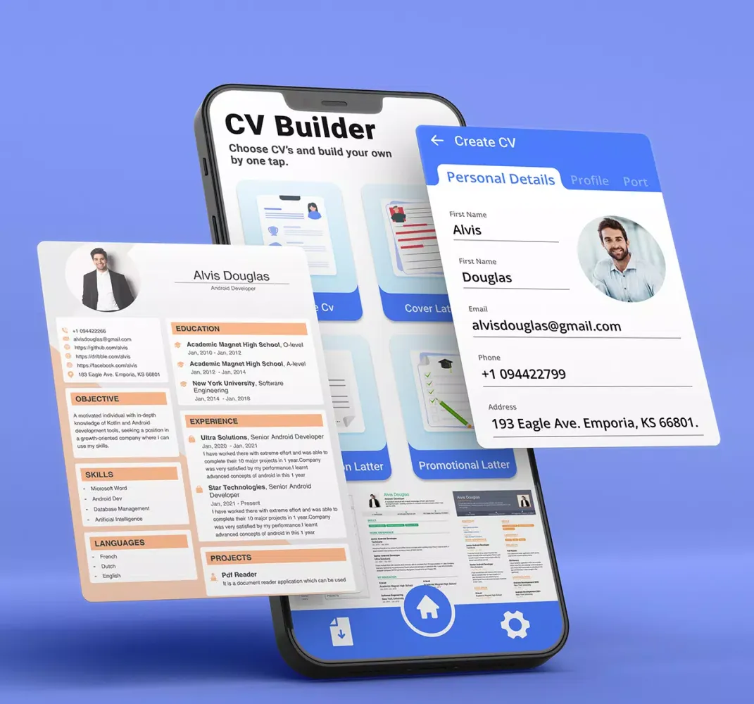 Easy Resume Builder & Quick CV Screenshots