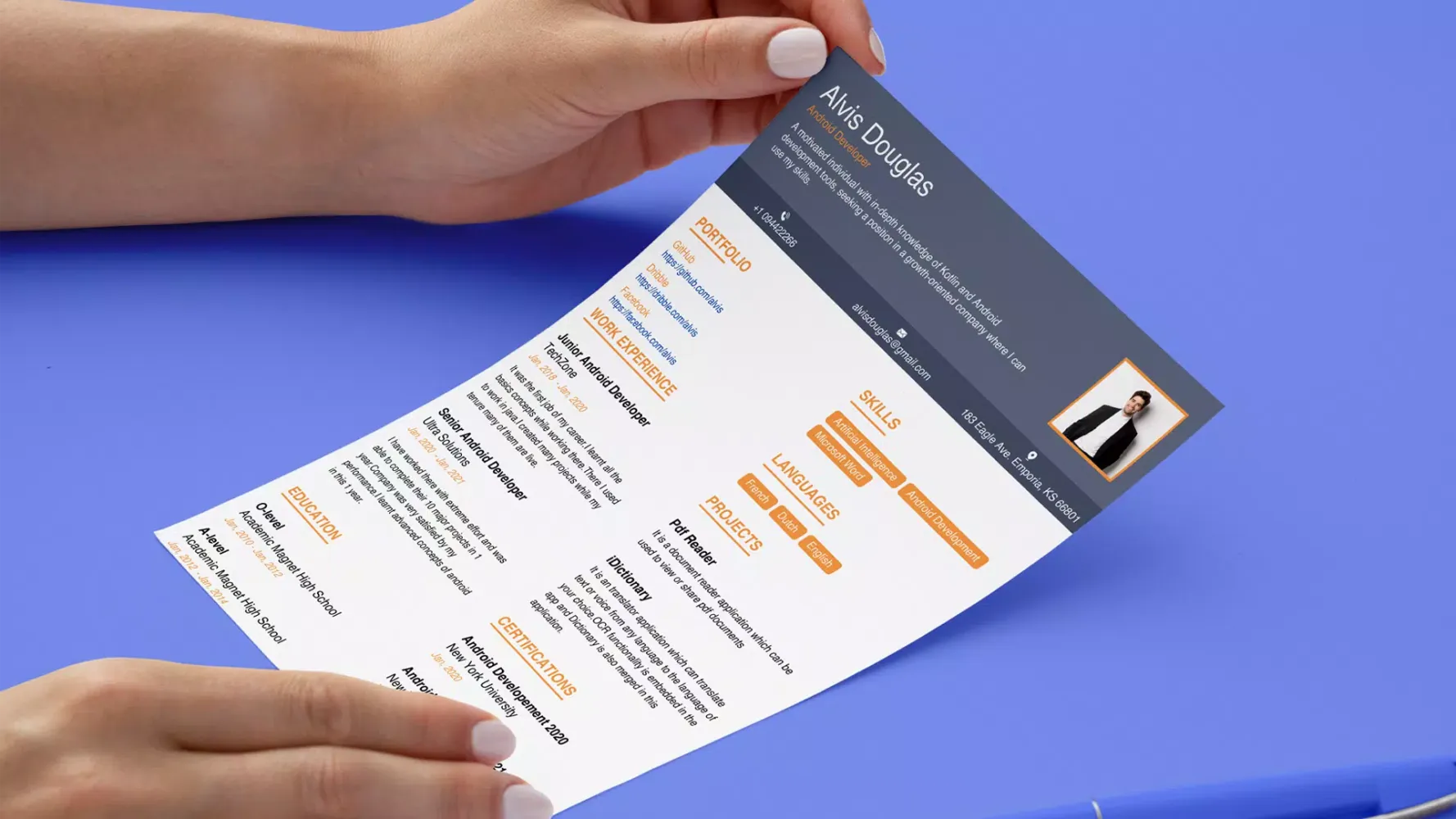 Easy Resume Builder & Quick CV Screenshots