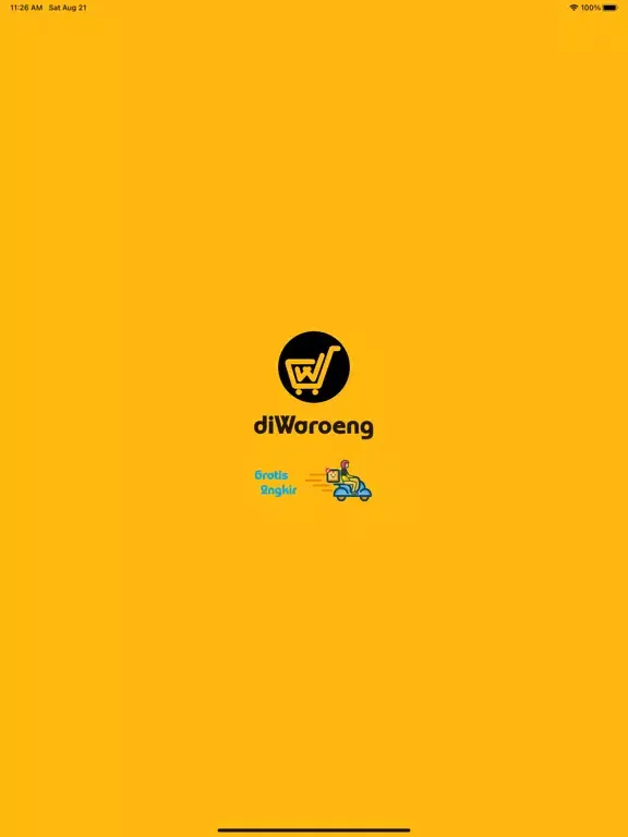 Tangkapan layar diWaroeng - Gratis Ongkir iPad 
