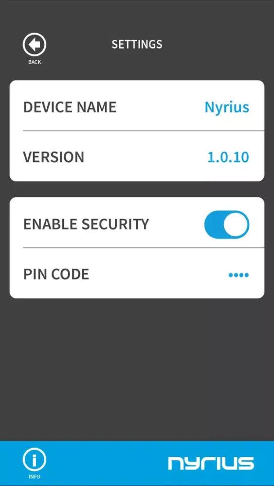 Nyrius Outlet سکرین شاٹس