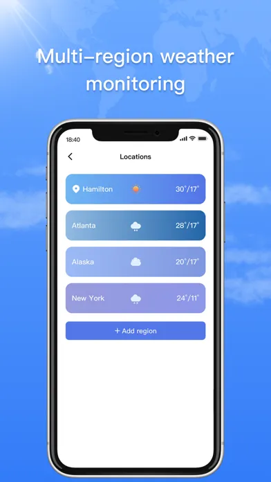 Cloud Warn - Weather Forecast 스크린샷