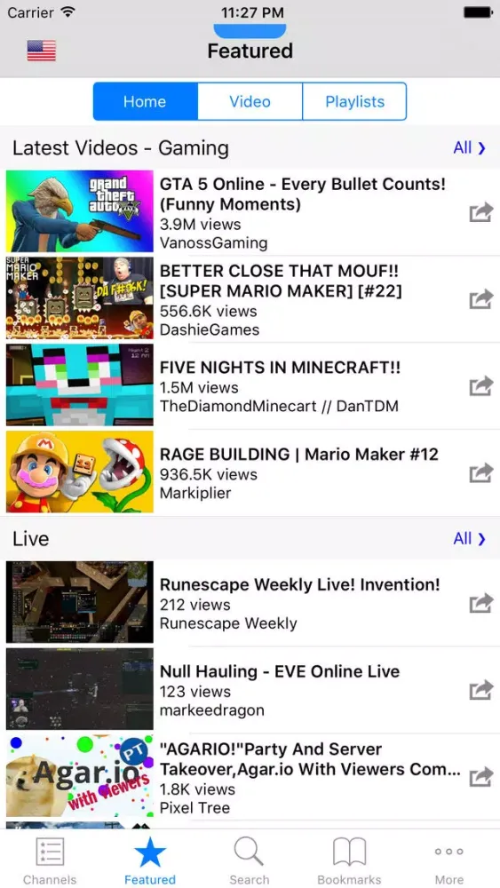 YouGaming - the best gaming video سکرین شاٹس