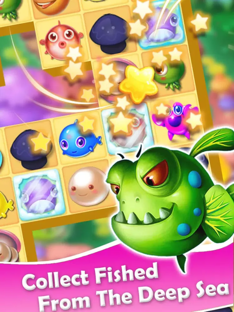 Zrzuty ekranu Fish Blast - Best Ocean Crush Match 3 Mania Game iPad 