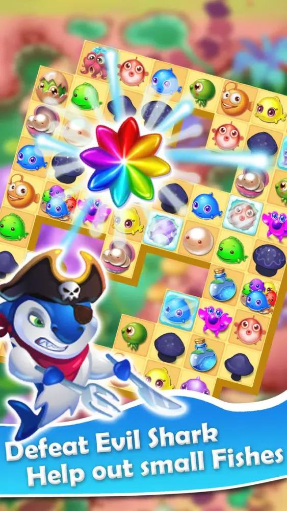 Zrzuty ekranu Fish Blast - Best Ocean Crush Match 3 Mania Game
