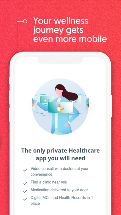 Screenshot di HealthPass by OCBC