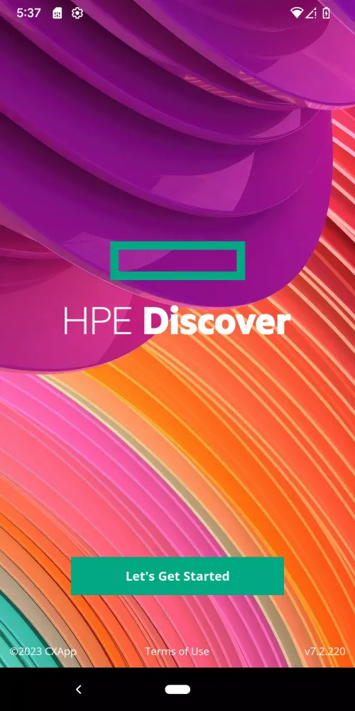 Screenshot di HPE Discover