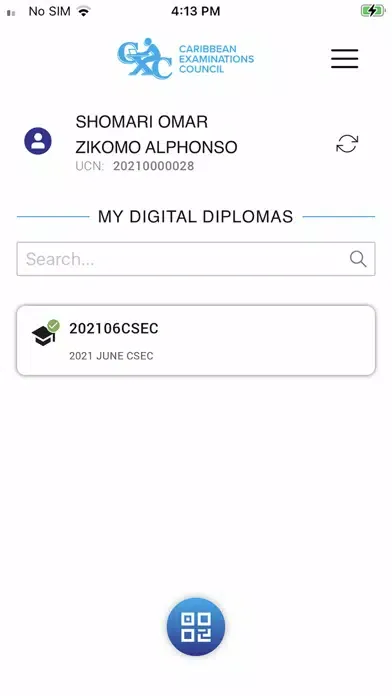 CXC Certification Wallet স্ক্রিনশট