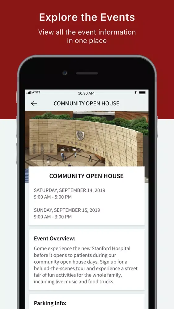 New Stanford Hospital Opening Screenshots