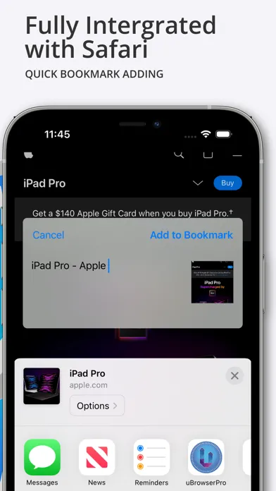 uBrowserPro - Portable Browser Ekran Görüntüleri