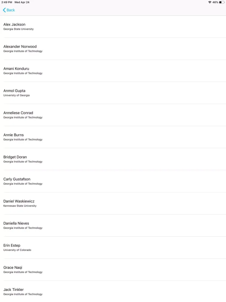 Screenshot di Cox UR iPad 