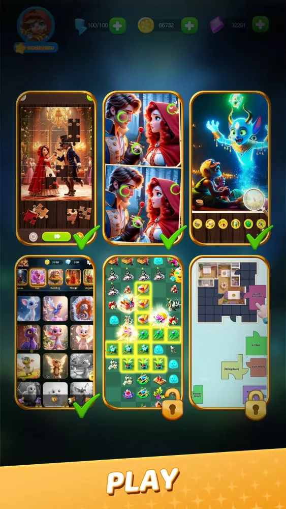 Capturas de pantalla de Merge Fairy Tales - Merge Game