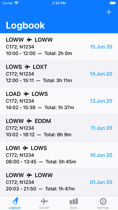 Capturas de pantalla de SkyPilot 3 - Flight Logbook