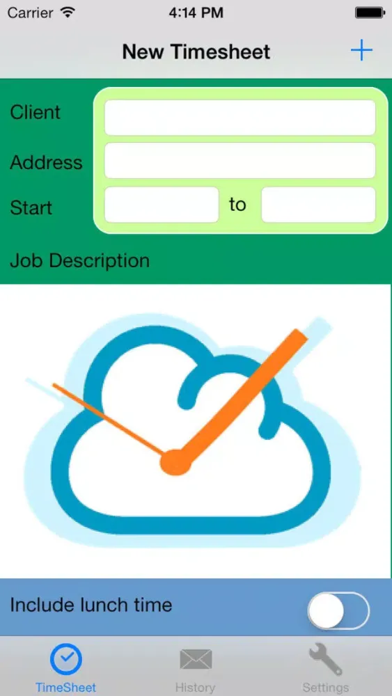 Screenshot di TimeSheet One