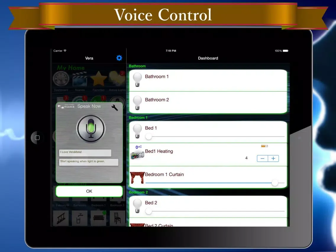 VeraMate - for Vera iPad  Screenshots