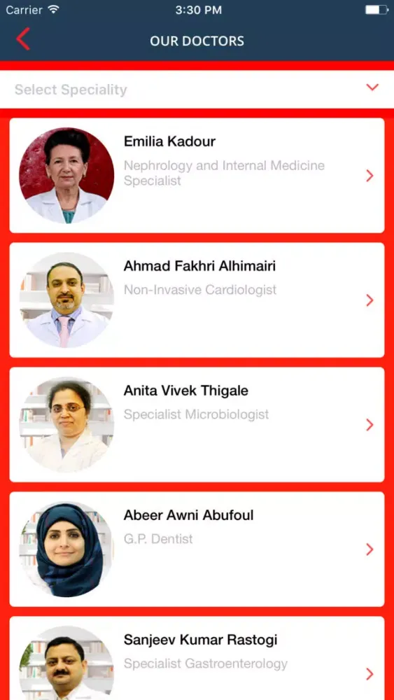 Capturas de pantalla de Canadian Specialist Hospital
