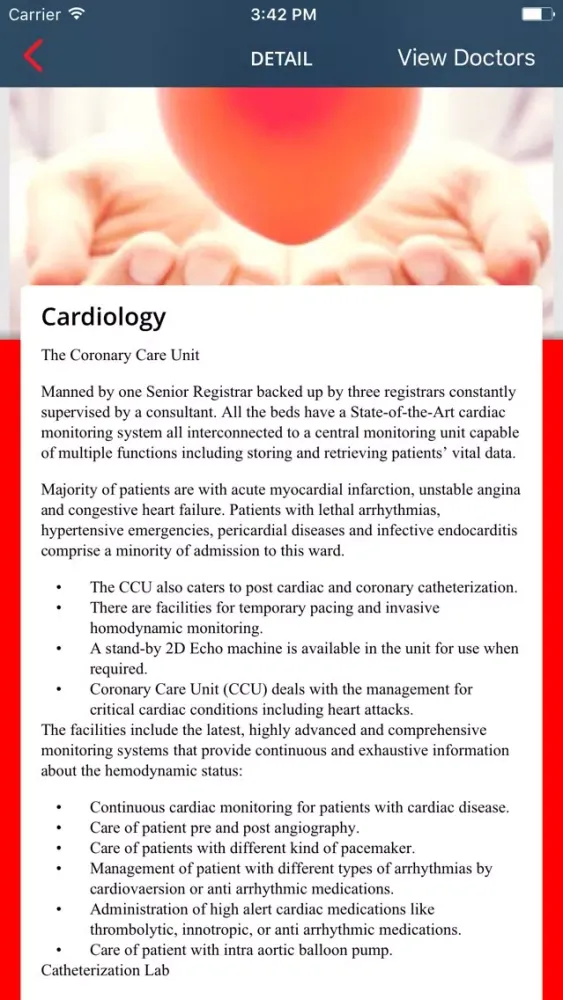 Capturas de pantalla de Canadian Specialist Hospital