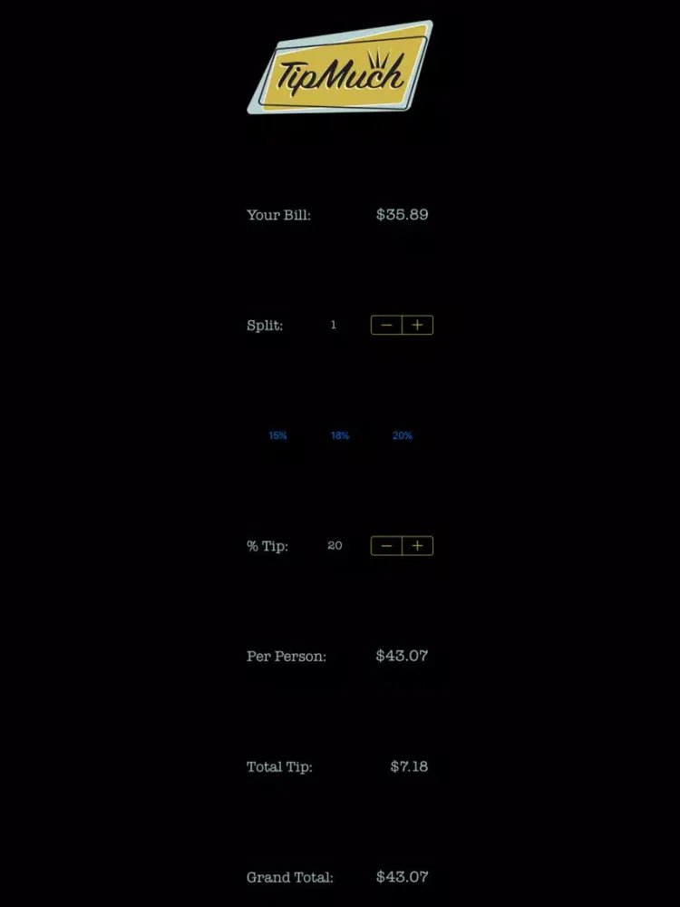 Tip Much iPad 应用截图