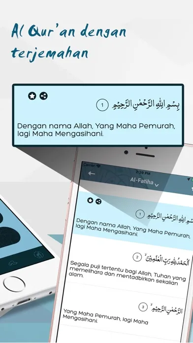 Capturas de tela do Quran malay with Prayer Times