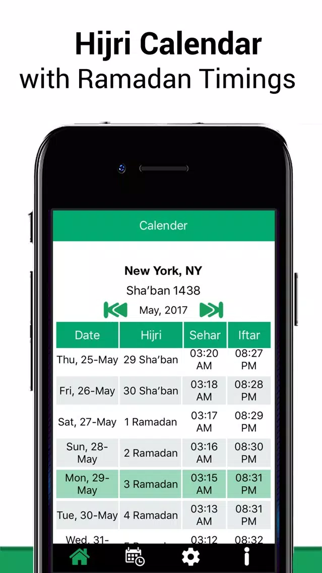 Tangkapan layar Ramadan Timings and MP3 Quran