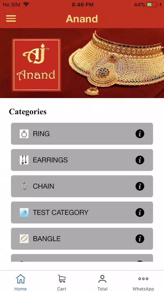 Anand Jewellers Screenshots