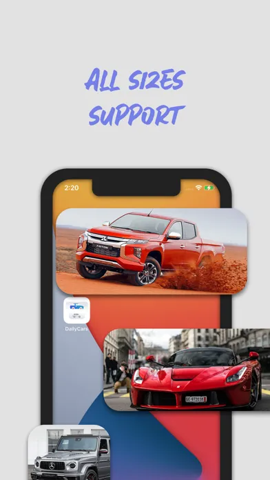 Captures d'écran de DailyCars - Widget