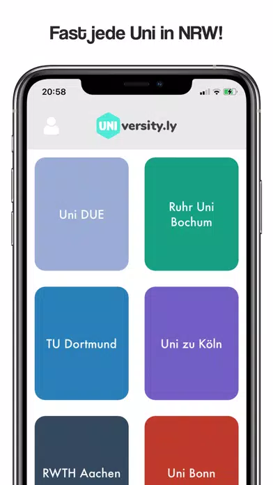 ภาพหน้าจอของ University.ly