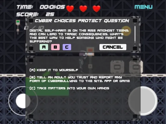 Скриншоты Cyber Choices Challenge iPad 