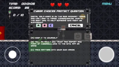 Скриншоты Cyber Choices Challenge
